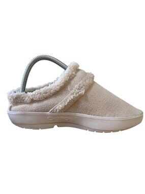 Oofos Oocoozie Women’s Cream Comfortable Thermo Mule Slip On Loafers W 8 EU 39
